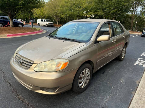 2004 Toyota Corolla for sale at MJ AUTO BROKER in Alpharetta GA