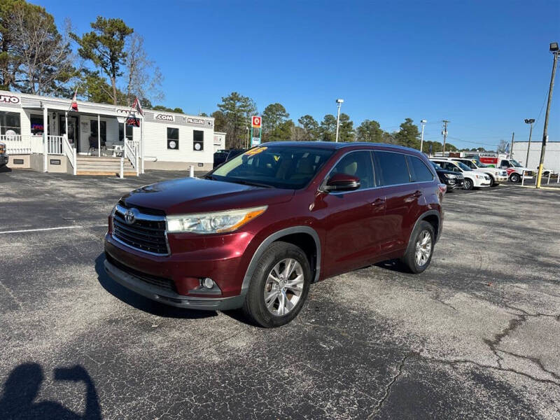 2015 Toyota Highlander for sale at Grand Slam Auto Sales in Jacksonville NC