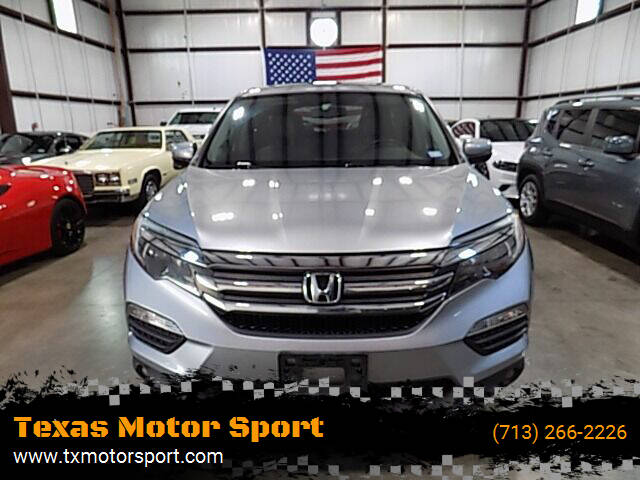 2016 Honda Pilot for sale at Texas Motor Sport in Houston TX