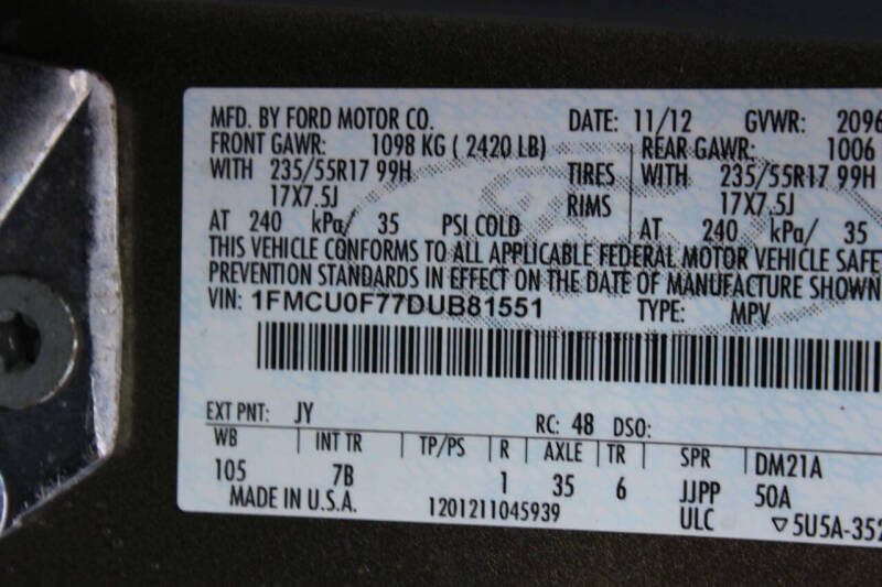 2013 Ford Escape S