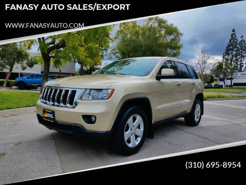 2011 Jeep Grand Cherokee for sale at FANASY AUTO SALES/EXPORT in Yorba Linda CA
