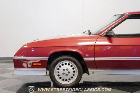 1985 Dodge Charger Shelby Turbo