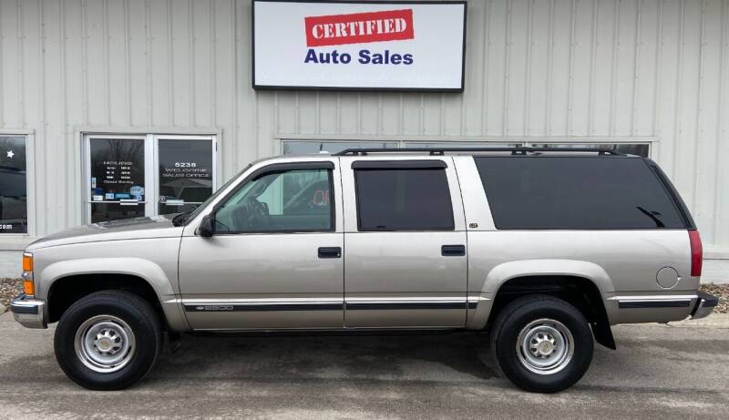 1999 Chevrolet Suburban for sale at Certified Auto Sales in Des Moines IA