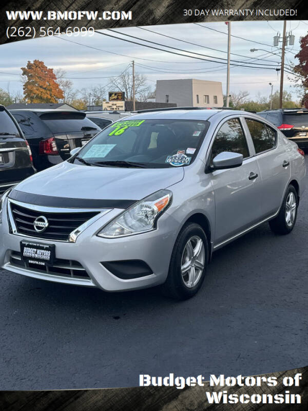 2016 Nissan Versa for sale at Budget Motors of Wisconsin in Racine WI