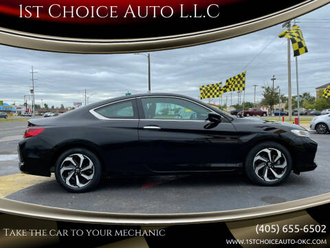 2016 Honda Accord for sale at 1st Choice Auto L.L.C in Oklahoma City OK