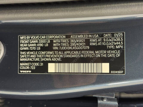 2025 Volvo EX90 Twin Ultra 6P