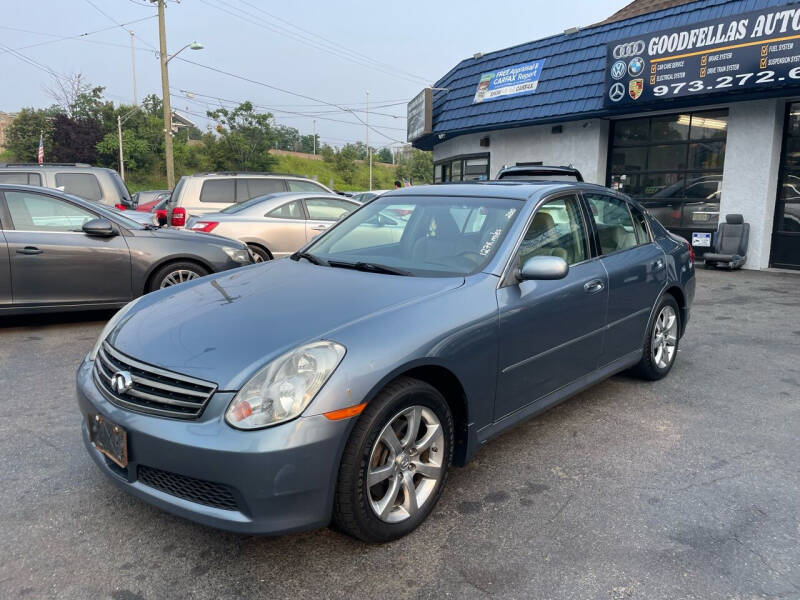 2006 Infiniti G35 for sale at Goodfellas Auto Sales LLC in Clifton NJ