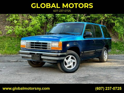 1993 Ford Explorer for sale at GLOBAL MOTORS in Binghamton NY