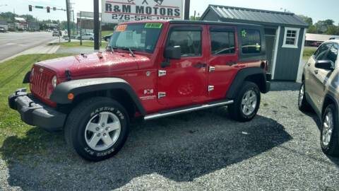 2008 Jeep Wrangler Unlimited for sale at R & M Motors in Abingdon VA