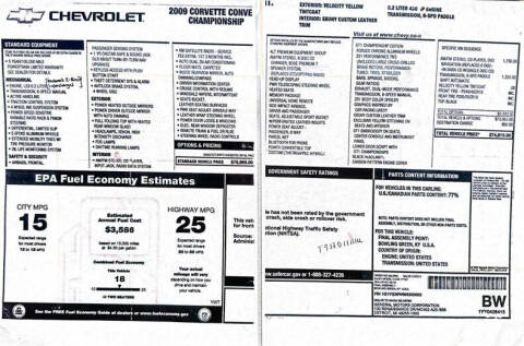 2009 Chevrolet Corvette
