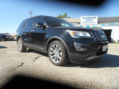 2016 Ford Explorer for sale at Mountain Auto in Jackson CA