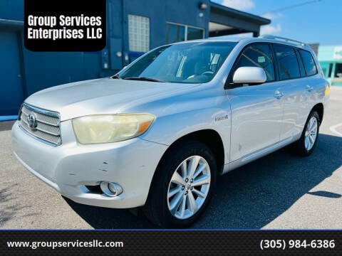 2009 Toyota Highlander Hybrid for sale at Group Services Enterprises LLC in Tampa FL