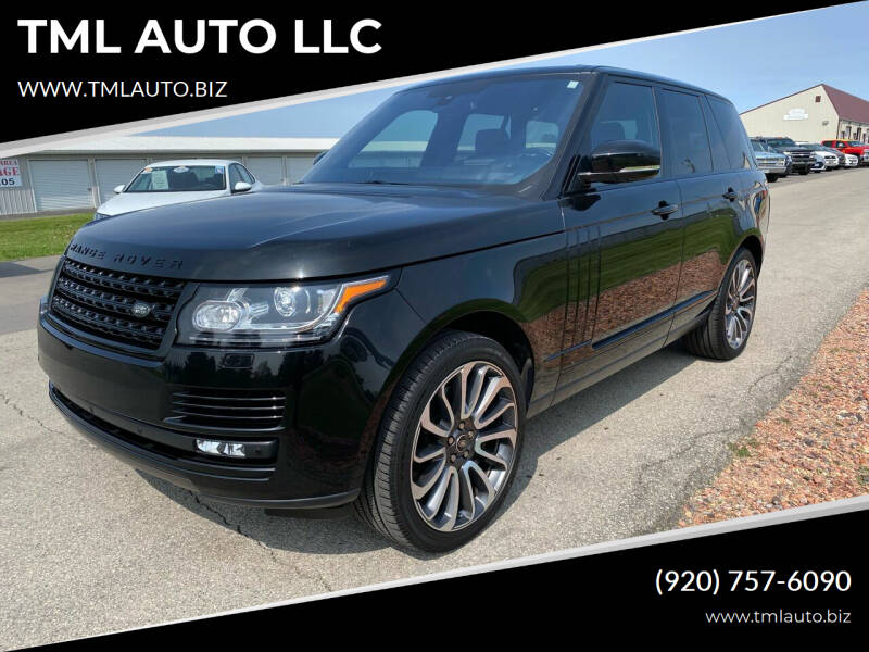 2016 Land Rover Range Rover for sale at TML AUTO LLC in Appleton WI