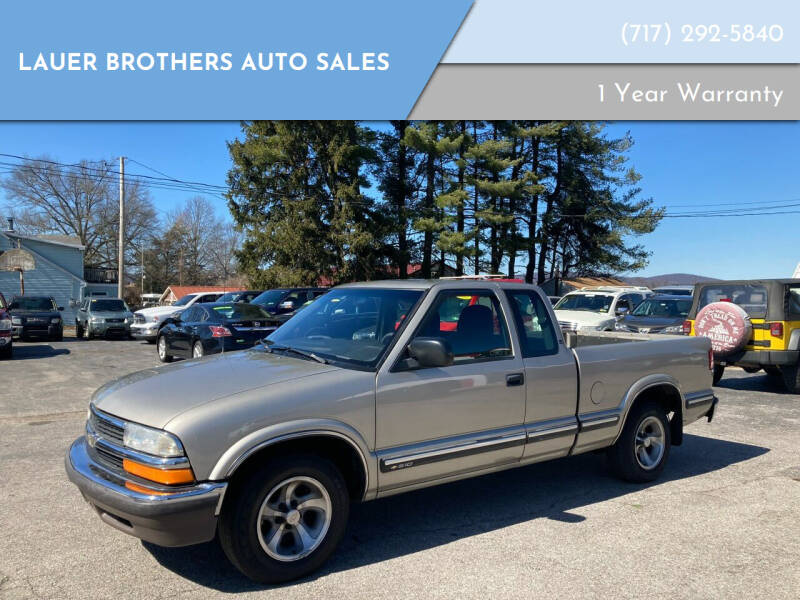 1998 Chevrolet S-10 for sale at LAUER BROTHERS AUTO SALES in Dover PA