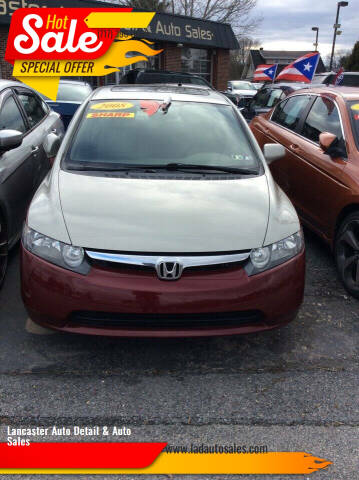 2008 Honda Civic for sale at Lancaster Auto Detail & Auto Sales in Lancaster PA