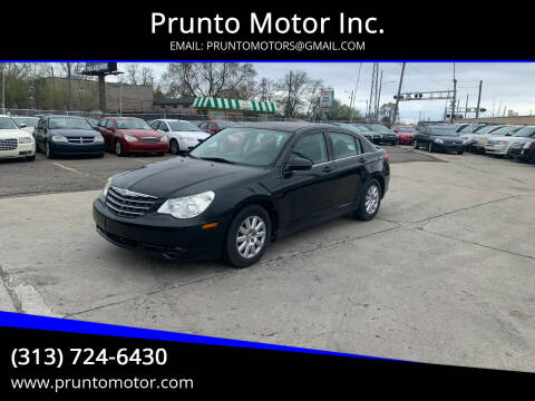 2010 Chrysler Sebring for sale at Prunto Motor Inc. in Dearborn MI