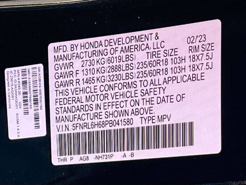 2023 Honda Odyssey EX-L