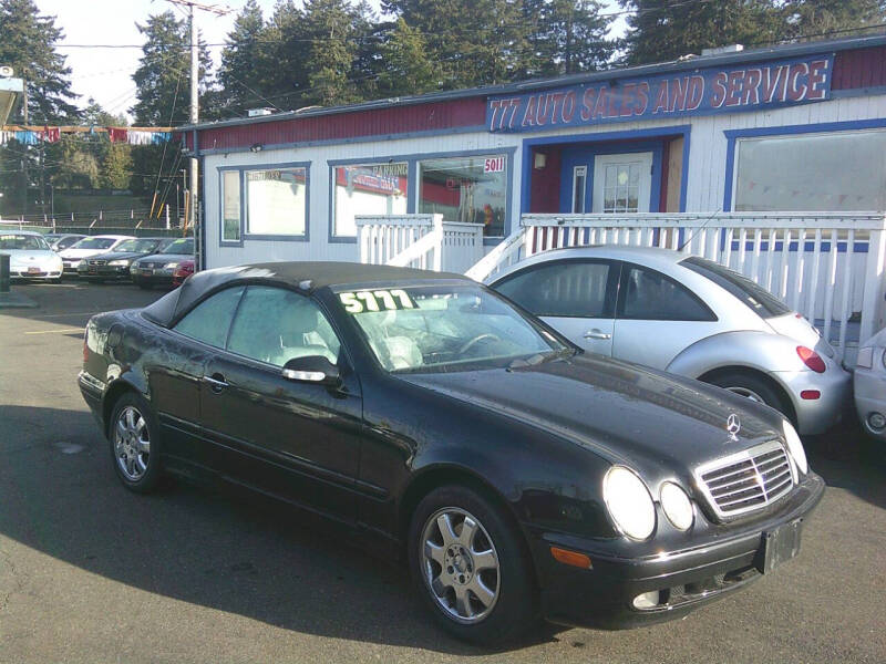 2000 Mercedes-Benz CLK for sale at 777 Auto Sales and Service in Tacoma WA