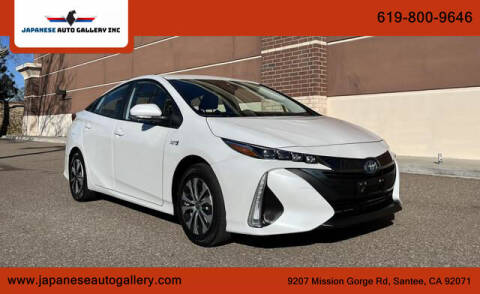 2021 Toyota Prius Prime for sale at Japanese Auto Gallery Inc in Santee CA