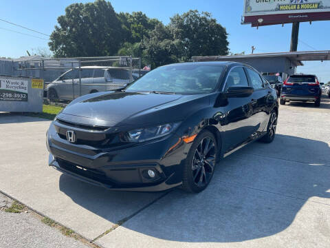 2019 Honda Civic for sale at P J Auto Trading Inc in Orlando FL
