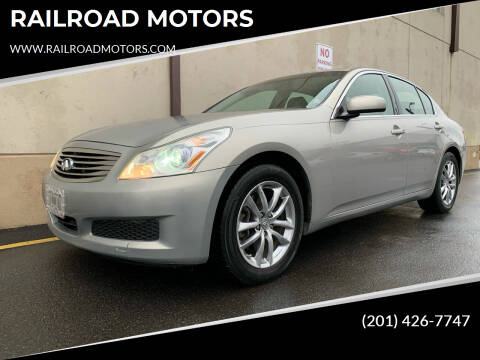 2008 Infiniti G35 for sale at RAILROAD MOTORS in Hasbrouck Heights NJ