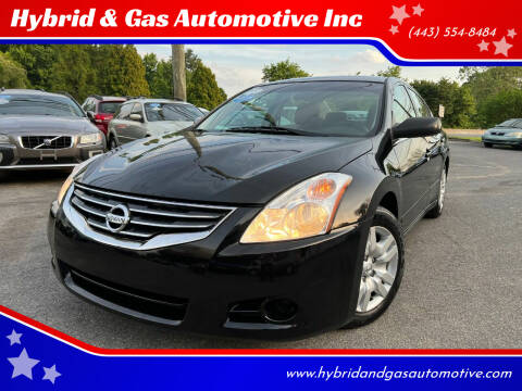2010 Nissan Altima for sale at Hybrid & Gas Automotive Inc in Aberdeen MD