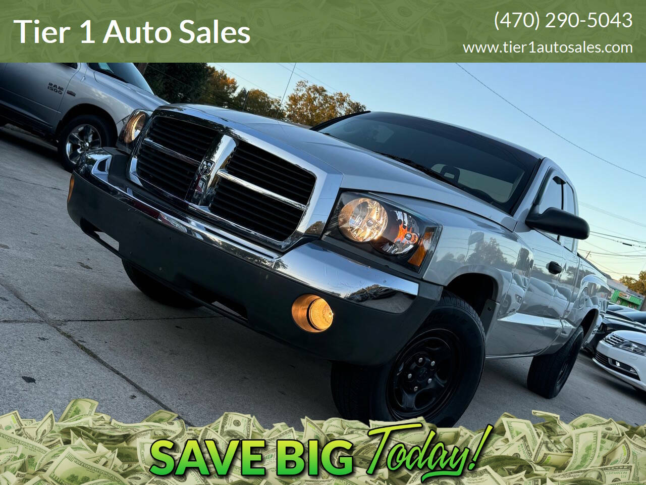 2007 Dodge Dakota for sale at Tier 1 Auto Sales in Gainesville, GA