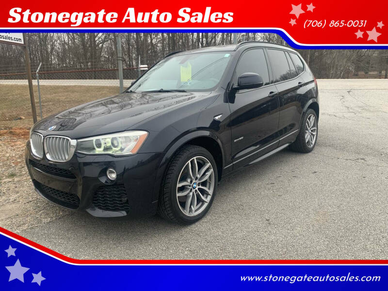 2017 BMW X3 for sale at Stonegate Auto Sales in Cleveland GA