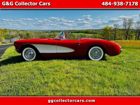 1956 Chevrolet Corvette for sale at G&G Collector Cars in Royersford PA