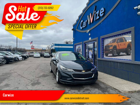 2017 Chevrolet Cruze for sale at Carwize in Detroit MI