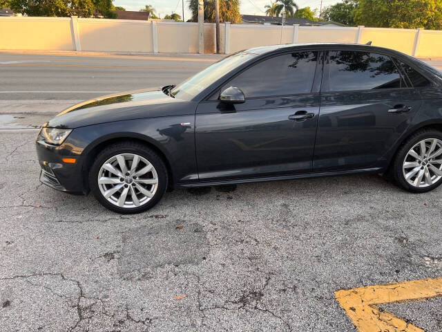 2018 Audi A4 for sale at M & J UNITED AUTO SALES in LAUDERDALE LAKES, FL