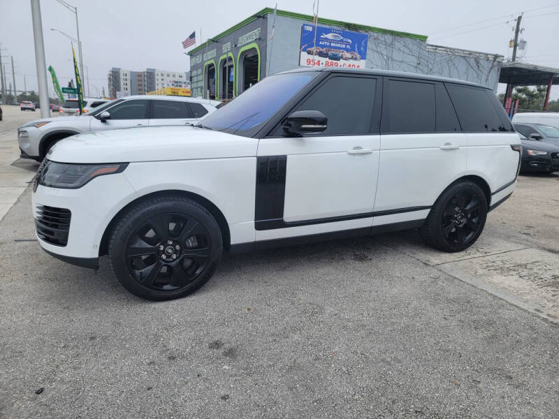 2019 Land Rover Range Rover for sale at INTERNATIONAL AUTO BROKERS INC in Hollywood FL