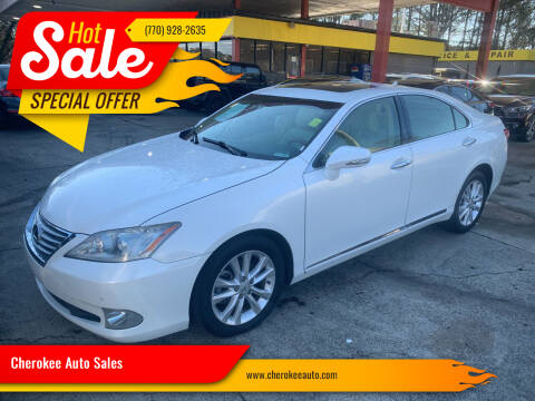 2012 Lexus ES 350 for sale at Cherokee Auto Sales in Acworth GA