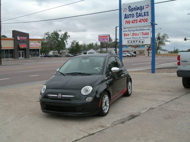 2013 FIAT 500 for sale at Springs Auto Sales in Colorado Springs CO
