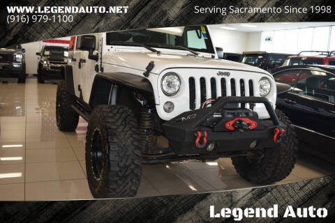 2017 Jeep Wrangler Unlimited for sale at Legend Auto in Sacramento CA
