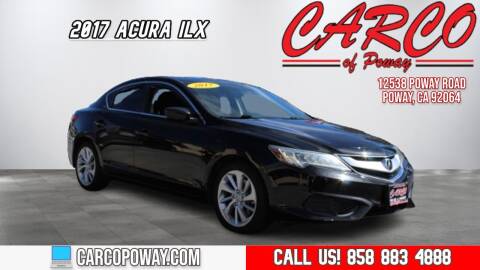 2017 Acura ILX for sale at CARCO SALES & FINANCE - CARCO OF POWAY in Poway CA