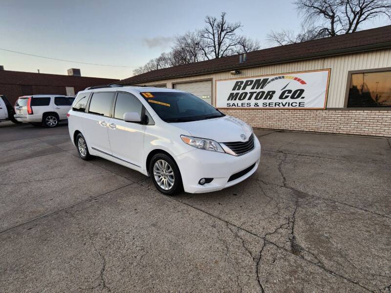 2013 Toyota Sienna for sale at RPM Motor Company in Waterloo IA