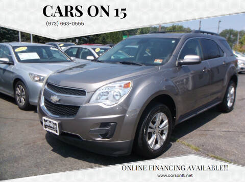 2012 Chevrolet Equinox for sale at Cars On 15 in Lake Hopatcong NJ