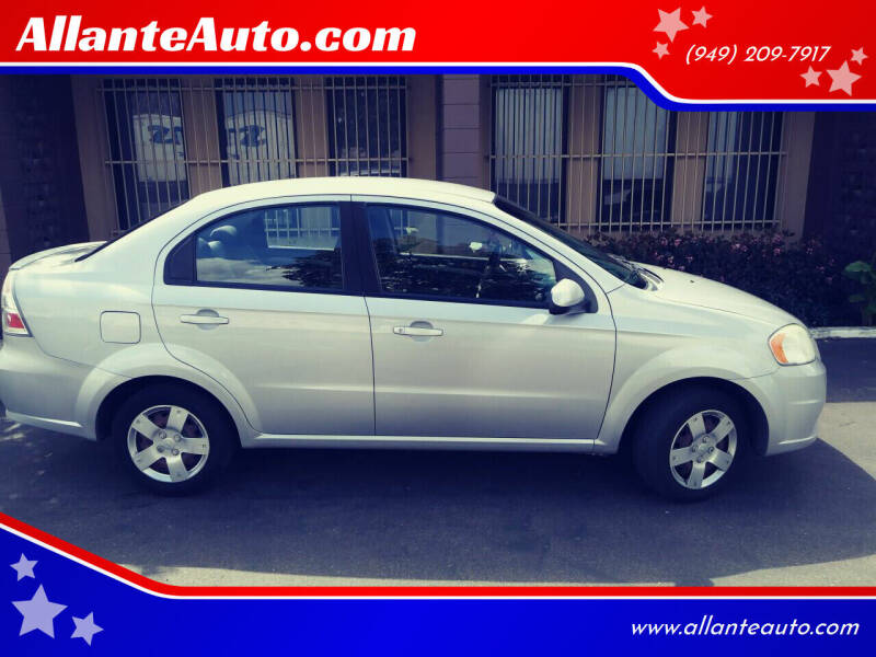 2010 Chevrolet Aveo for sale at AllanteAuto.com in Santa Ana CA