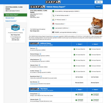 2018 Tesla Model 3 Long Range