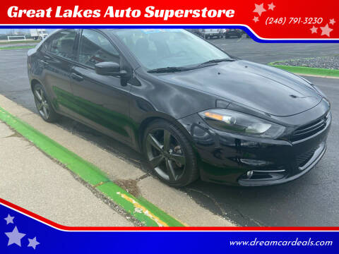 2013 Dodge Dart for sale at Great Lakes Auto Superstore in Waterford Township MI