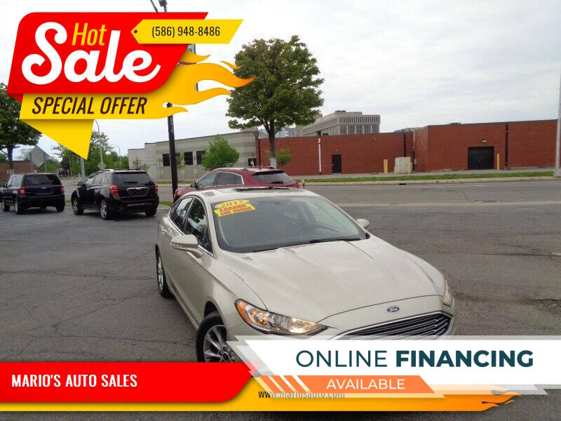 2017 Ford Fusion for sale at MARIO'S AUTO SALES in Mount Clemens MI