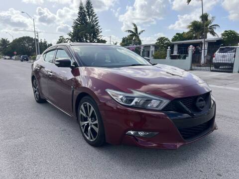 2017 Nissan Maxima for sale at MIAMI FINE CARS & TRUCKS in Hialeah FL