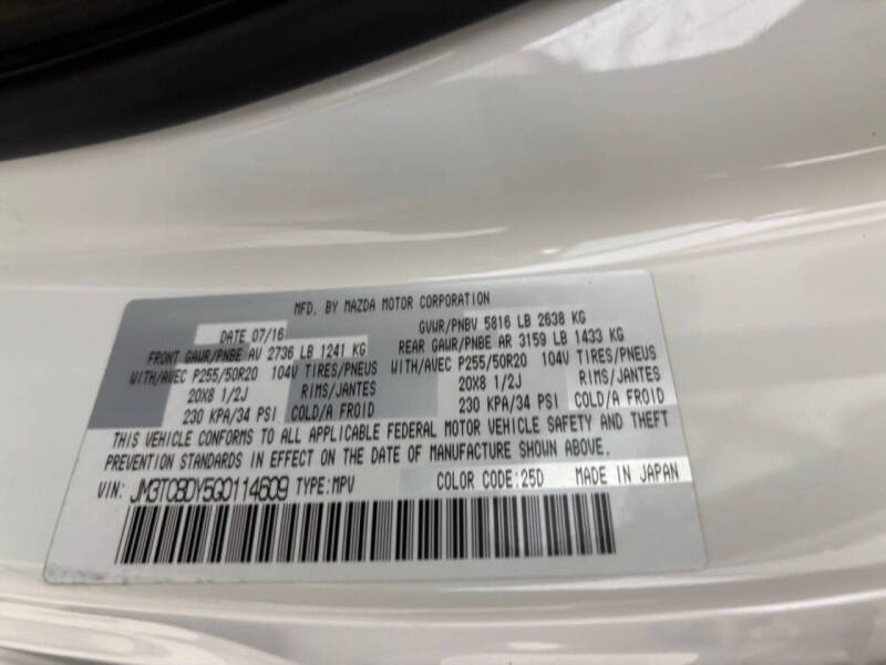 2016 Mazda CX-9 Grand Touring