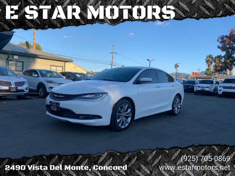 2015 Chrysler 200 for sale at E STAR MOTORS in Concord CA