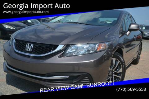 2013 Honda Civic for sale at Georgia Import Auto in Alpharetta GA