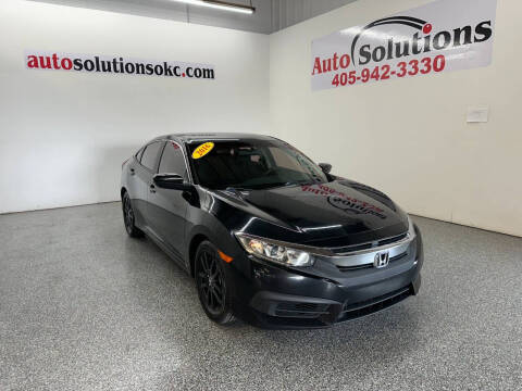 2016 Honda Civic for sale at Auto Solutions in Warr Acres OK