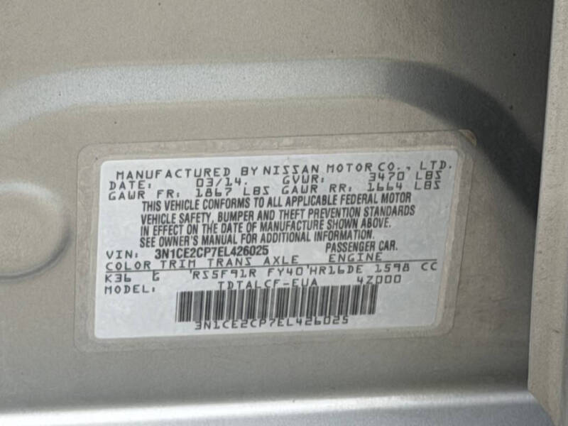 2014 Nissan Versa Note SV