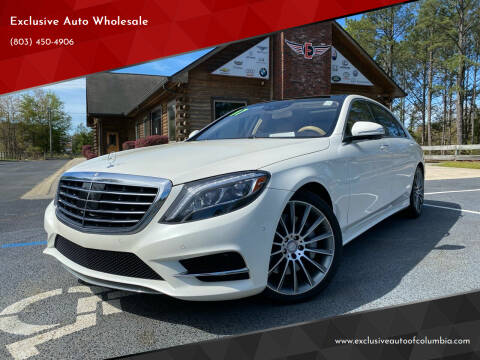 2017 Mercedes-Benz S-Class for sale at Exclusive Auto Wholesale in Columbia SC