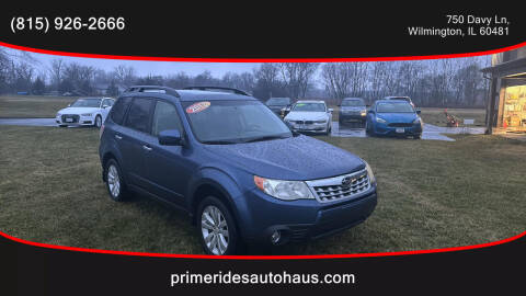 2012 Subaru Forester for sale at Prime Rides Autohaus in Wilmington IL